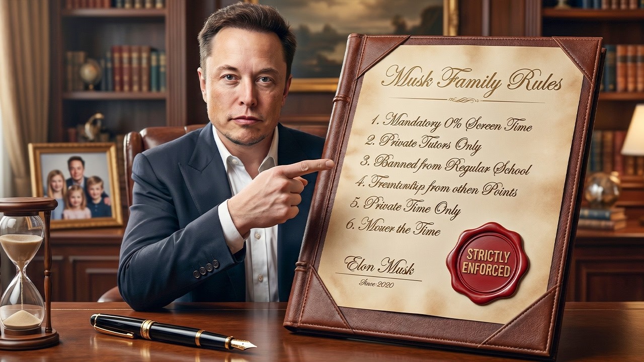 The strict rules Elon Musk's kids have to follow