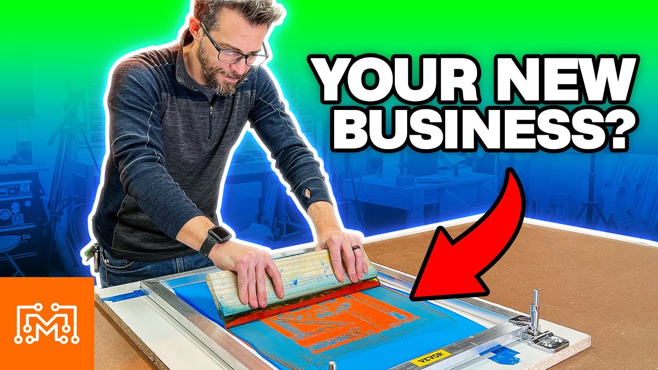 I need to show you this easy screen printing setup!