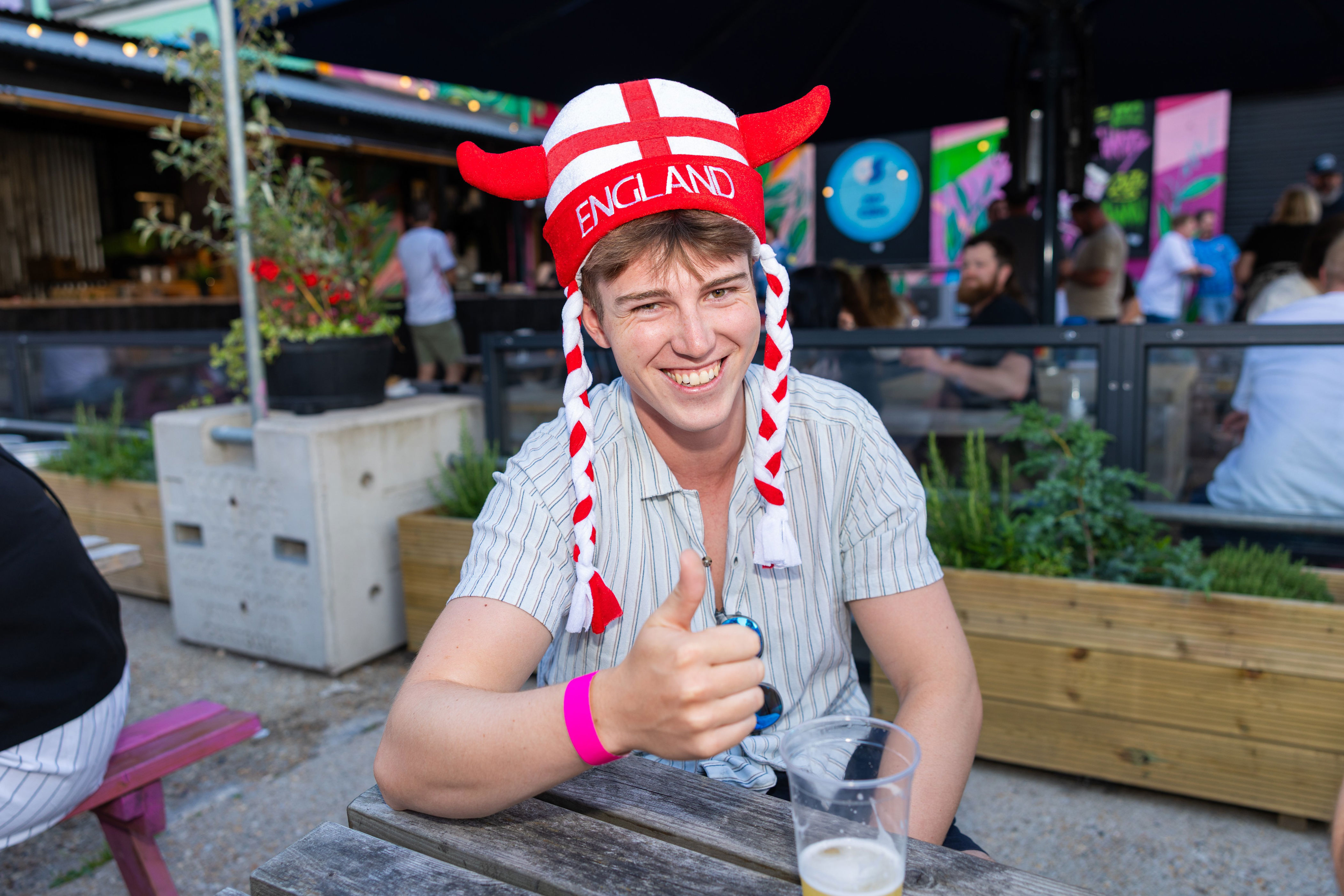 England v Panama: Fans pack out Staggeringly Good brewery in Fratton ...