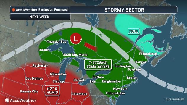 'Ring of fire' thunderstorms to erupt around heat dome, bring rounds of ...