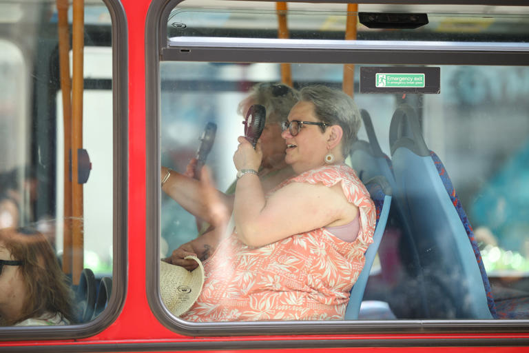 Buses in the capital have reached sweltering temperatures this summer (Getty)