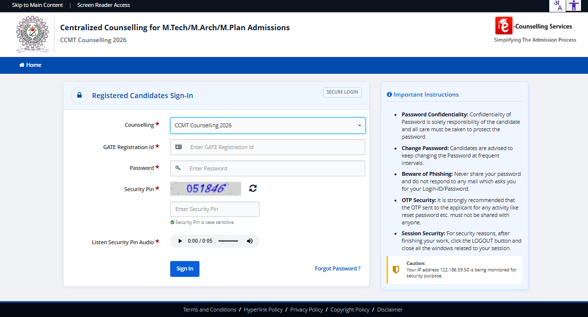 CCMT 2026: Counselling round 3 seat allotment released at ccmt ...