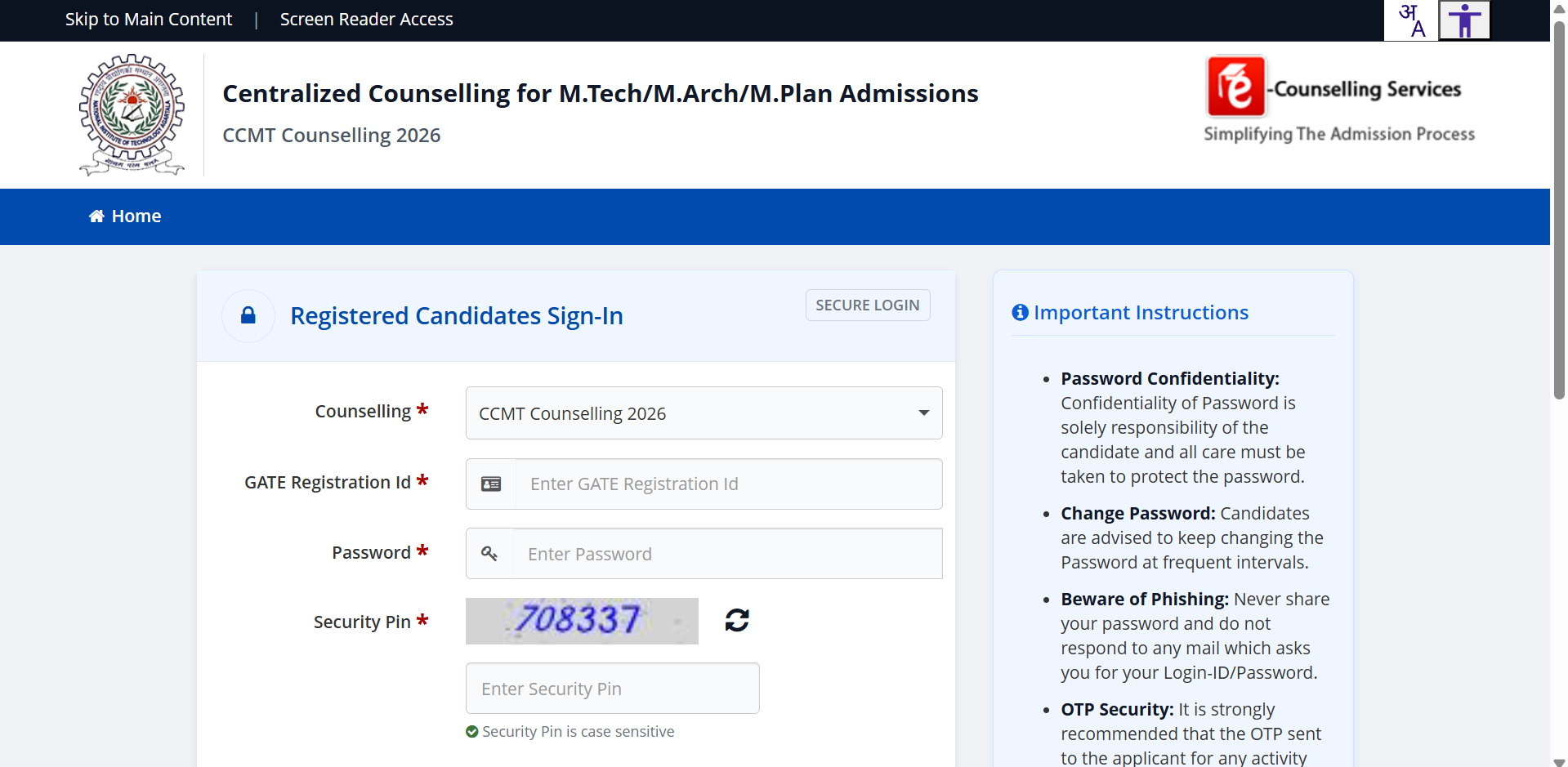 CCMT 2026 round 3 seat allotment result out at ccmt.admissions.nic.in ...