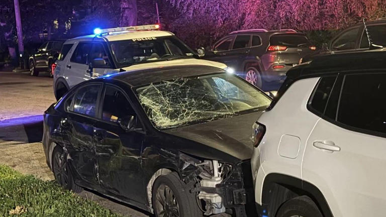 2 Philadelphia officers injured after suspect reverses into police car ...