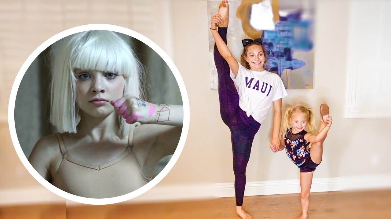 Maddie Ziegler teaches Everleigh a new dance routine