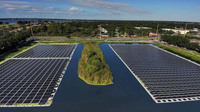 Florida is turning highway ponds into floating solar farms, with room ...