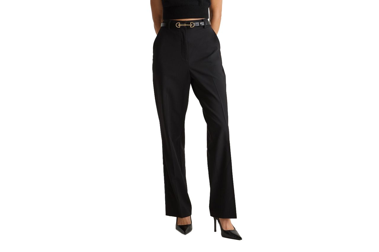 Italian Wool Straight Leg Pants