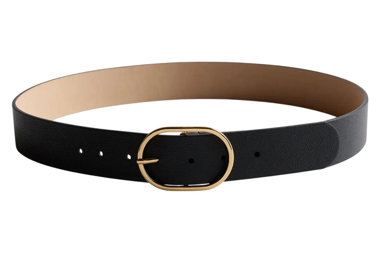 Cleo Oval European Leather Belt