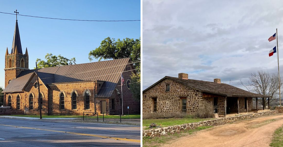 The historic streets of this Texas town are lined with buildings made ...