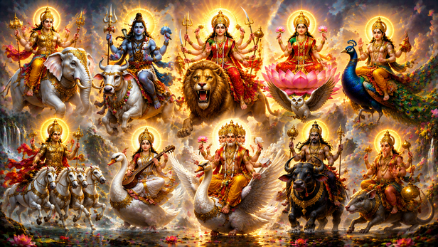 Why do Hindu gods ride animals? The hidden truth