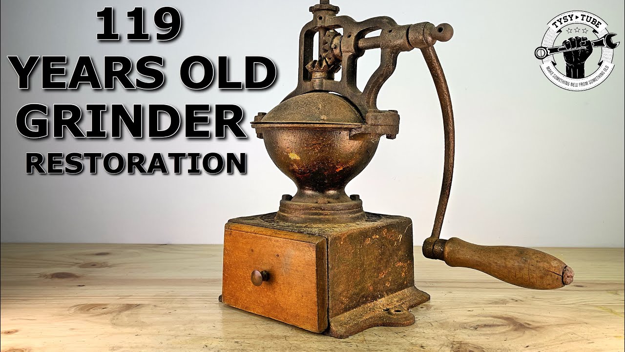 Rare and rusty coffee grinder - restoration