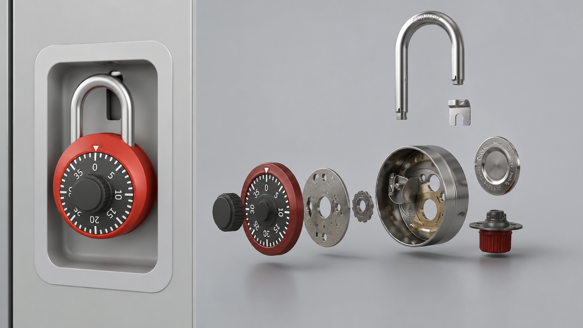 How does a combination lock work?