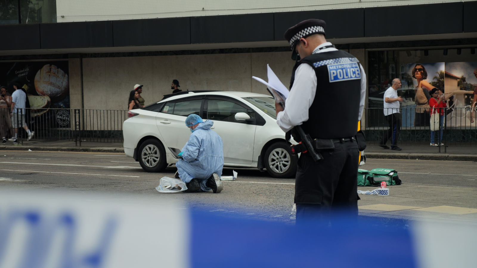 Man arrested on suspicion of attempted murder after car collides with ...