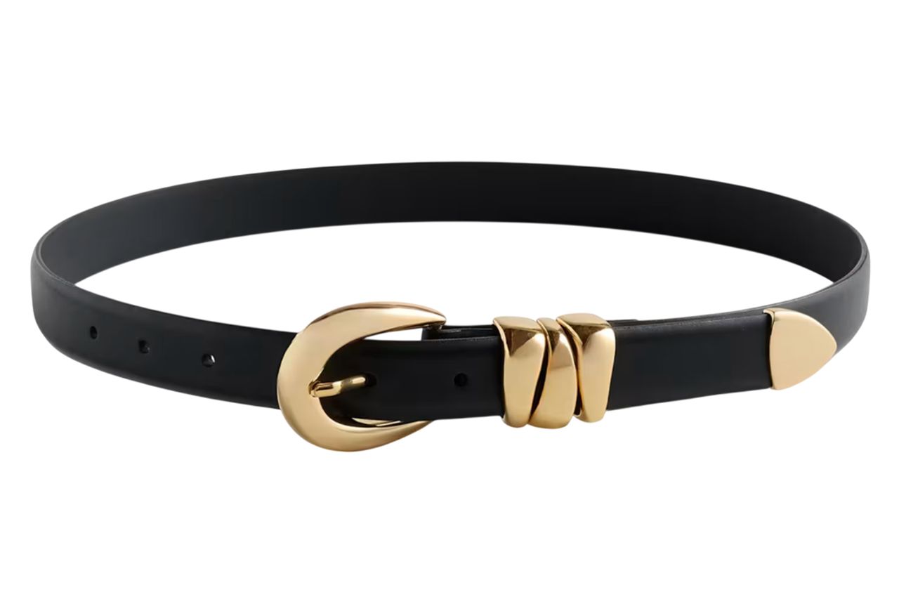 Elissa Triple Keeper European Leather Belt
