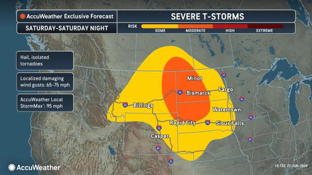 'Ring of fire' thunderstorms to erupt around heat dome, bring rounds of ...
