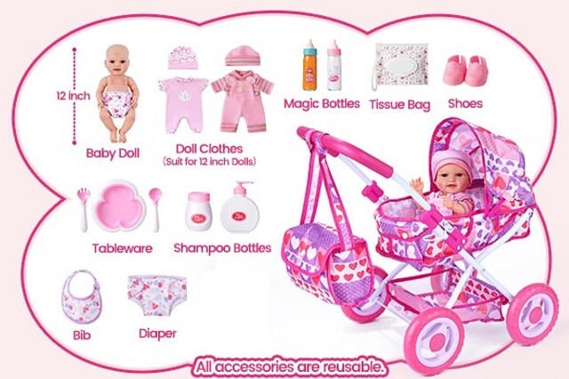 US recall hits doll stroller toy sold on Amazon after pacifier poses ...