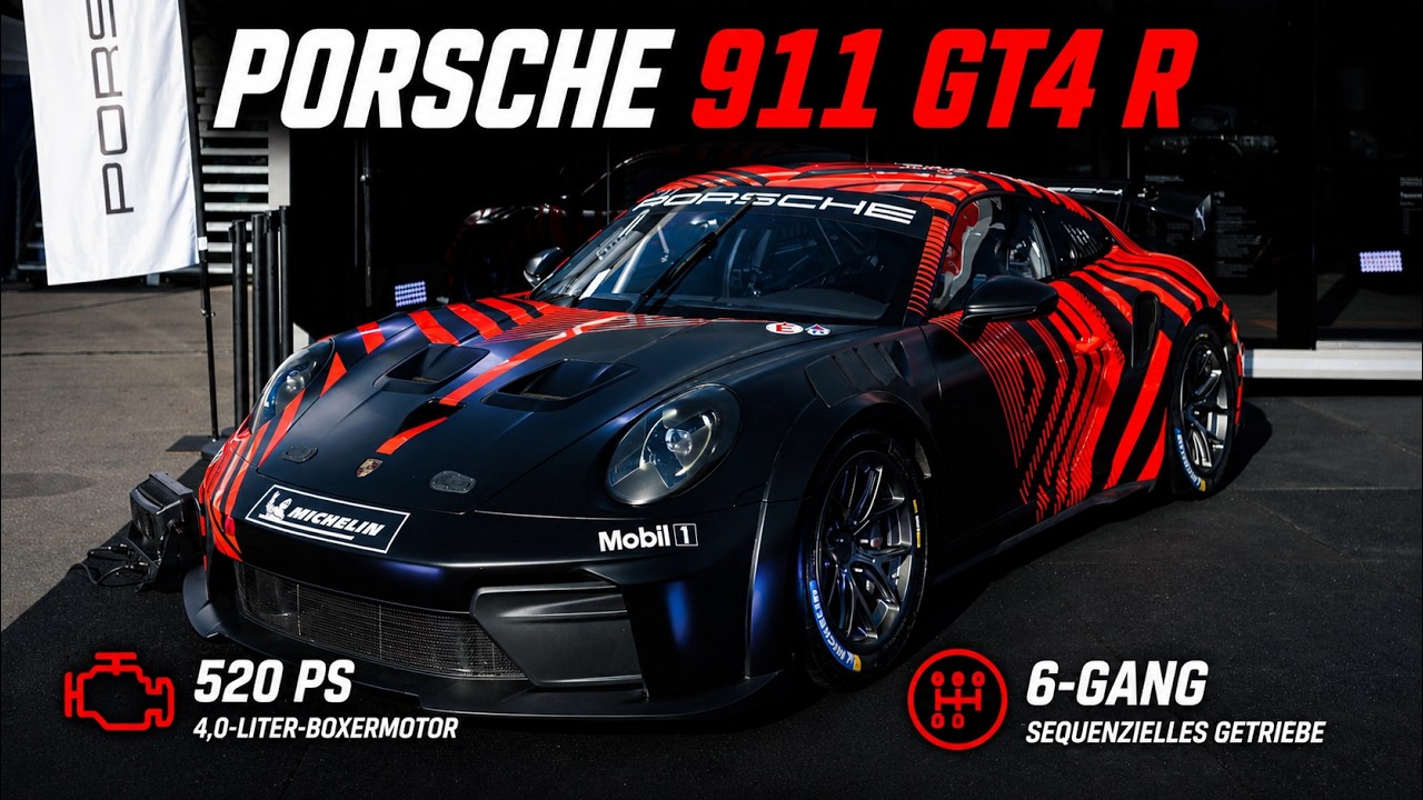 Porsche 911 GT4 R: Der neue GT4-Rennwagen für die Saison 2027