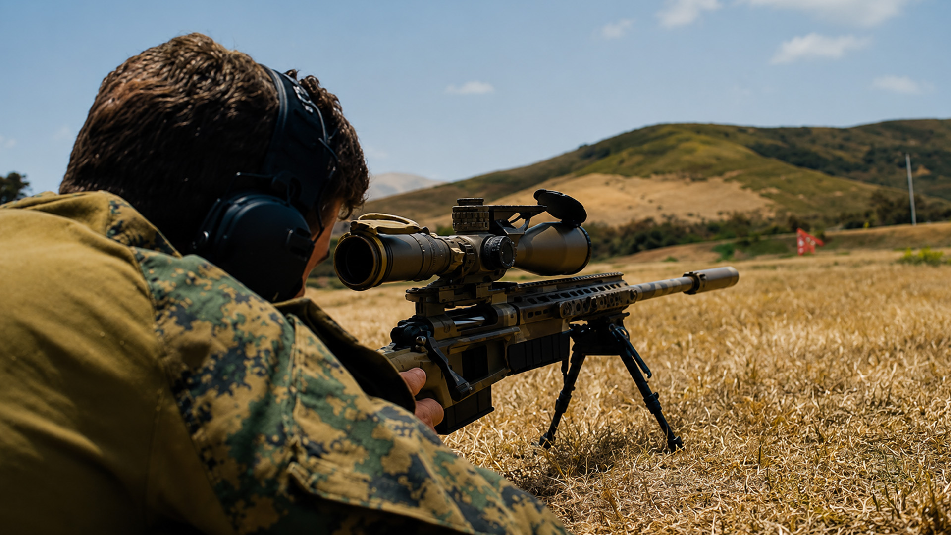 Watch marine snipers zero their rifles