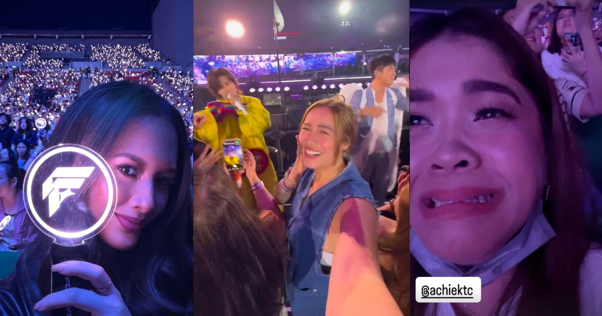 Look: Filipino celebrities spotted at F4's concert in PH