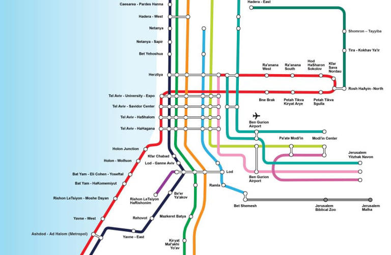 Israel's Eastern Rail Line opens for partial operations, three new ...