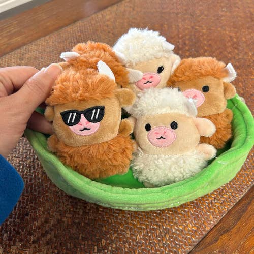 Plush highland cows