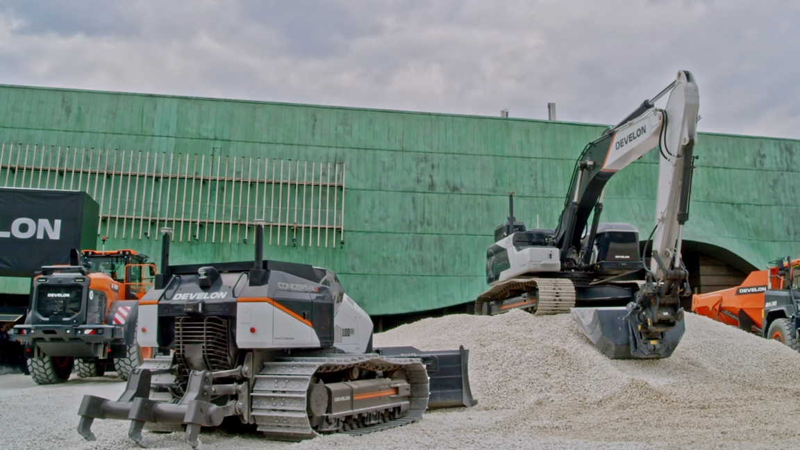 Next-generation construction machines showcasing power and innovation