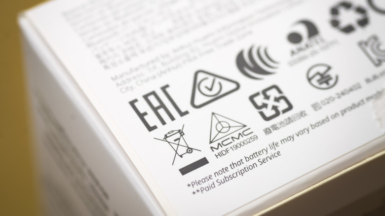 What does the EAC mean on electronics & other products?