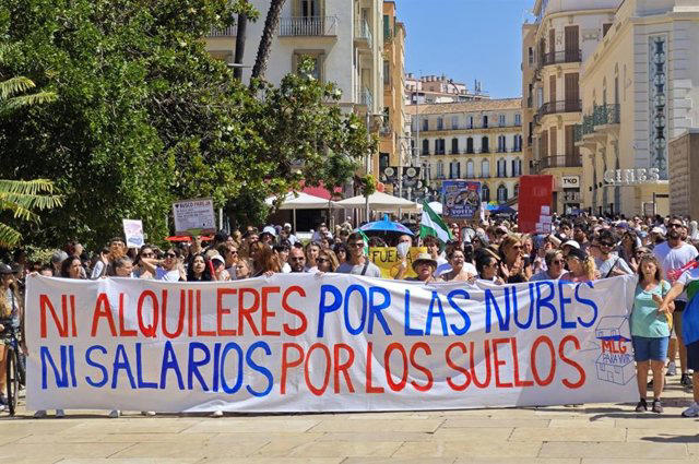 Con Málaga apunta tras la protesta por la vivienda que "se agotó el ...