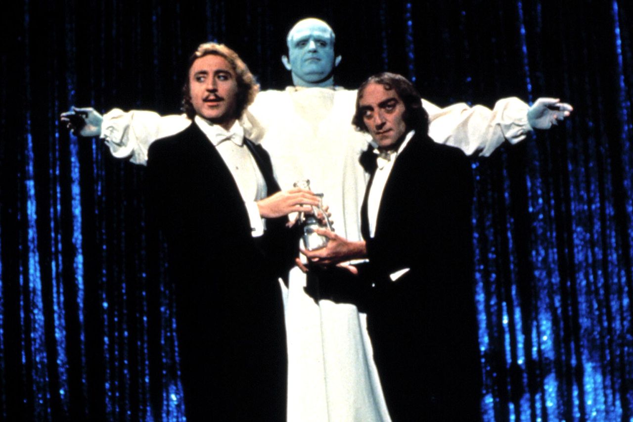 YOUNG FRANKENSTEIN, Gene Wilder, Peter Boyle, Marty Feldman, 1974.