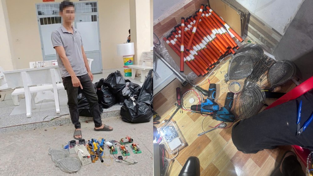 Bắt quả tang đối tượng mua bán công cụ kích điện qua TikTok