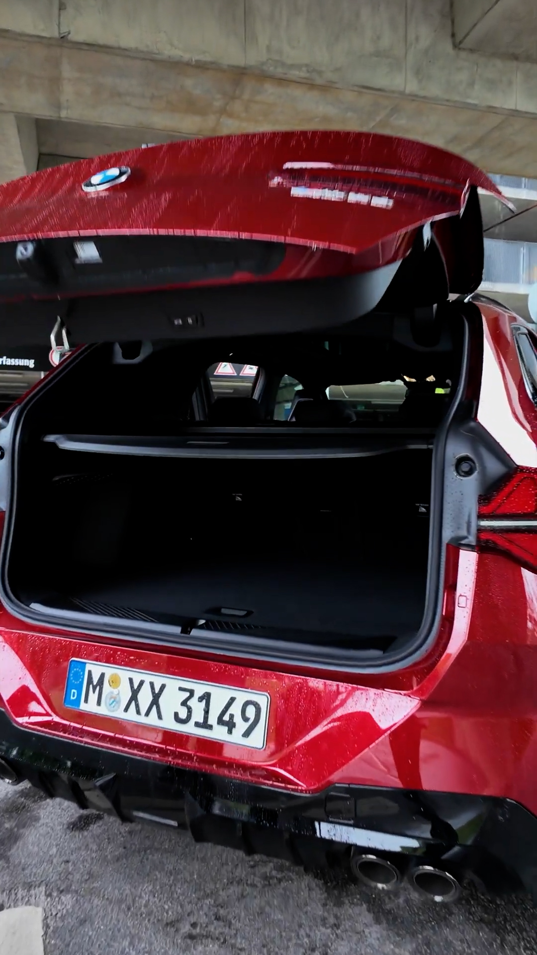 BMW X3 cargo space is ready for a road trip