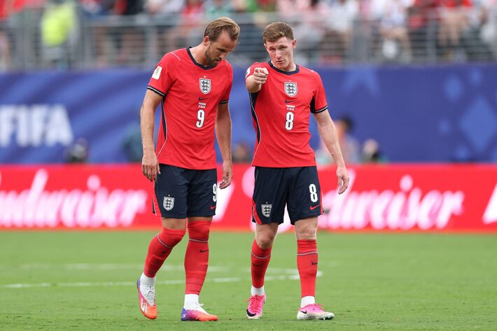Ingleses chegam ao duelo com 84,04% de chances. Foto: JUSTIN SETTERFIELD / AFP