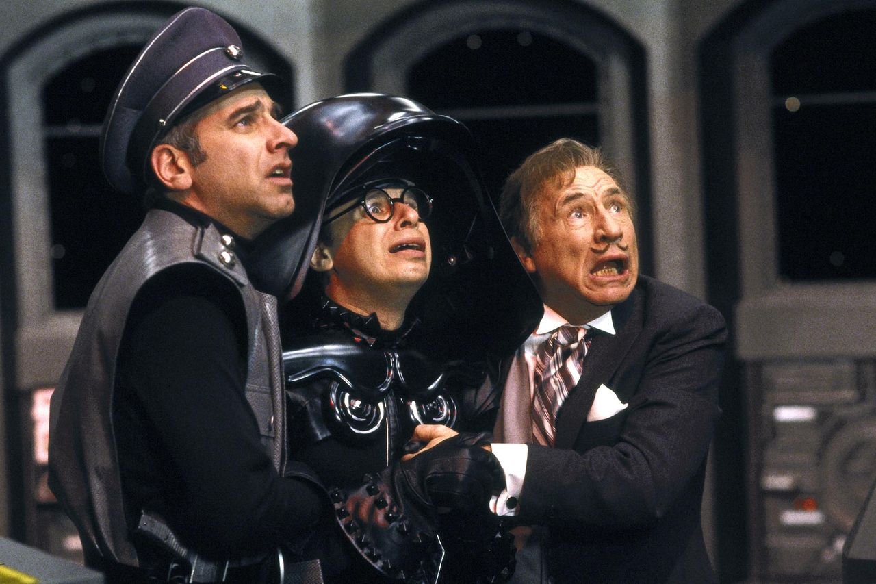 SPACEBALLS, George Wyner, Rick Moranis, Mel Brooks, 1987.