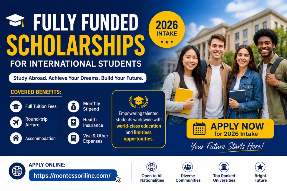 Fully funded scholarships for international students 2026