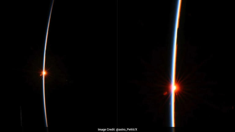 NASA astronaut captures real-time sunset from space, says it lasts just ...
