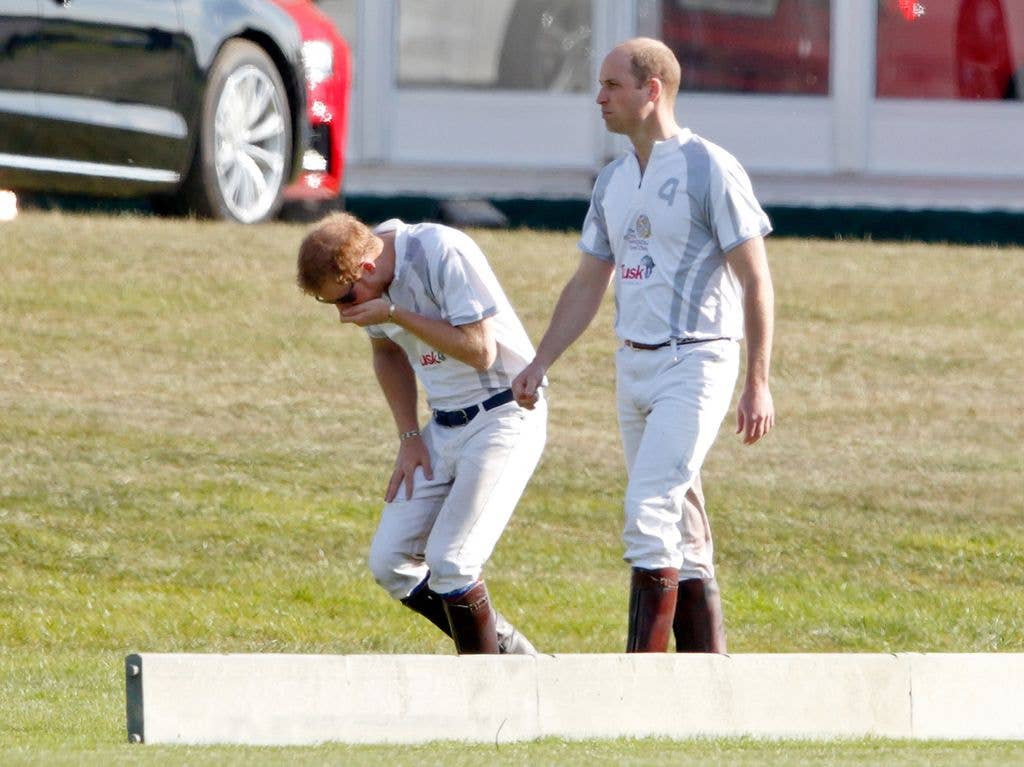 Prince Harry at the polo in 2017