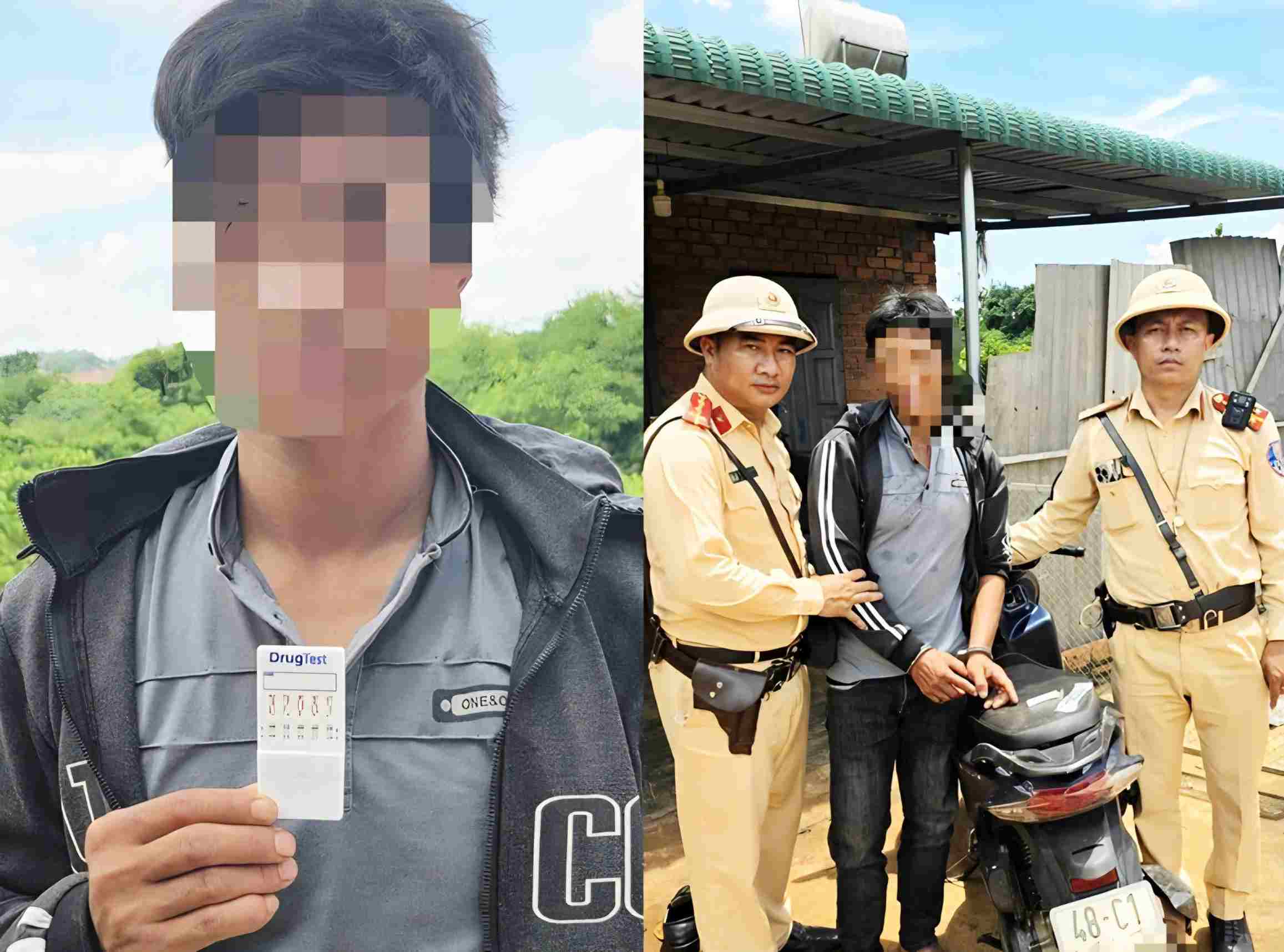 Cảnh sát giao thông Lâm Đồng phát hiện đối tượng tàng trữ ma túy