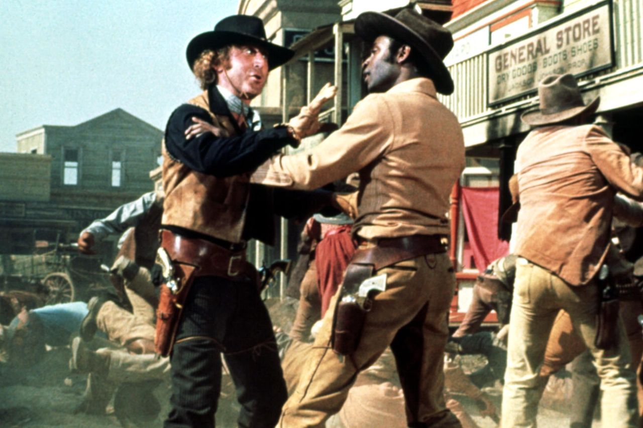 BLAZING SADDLES, Gene Wilder, Cleavon Little, 1974