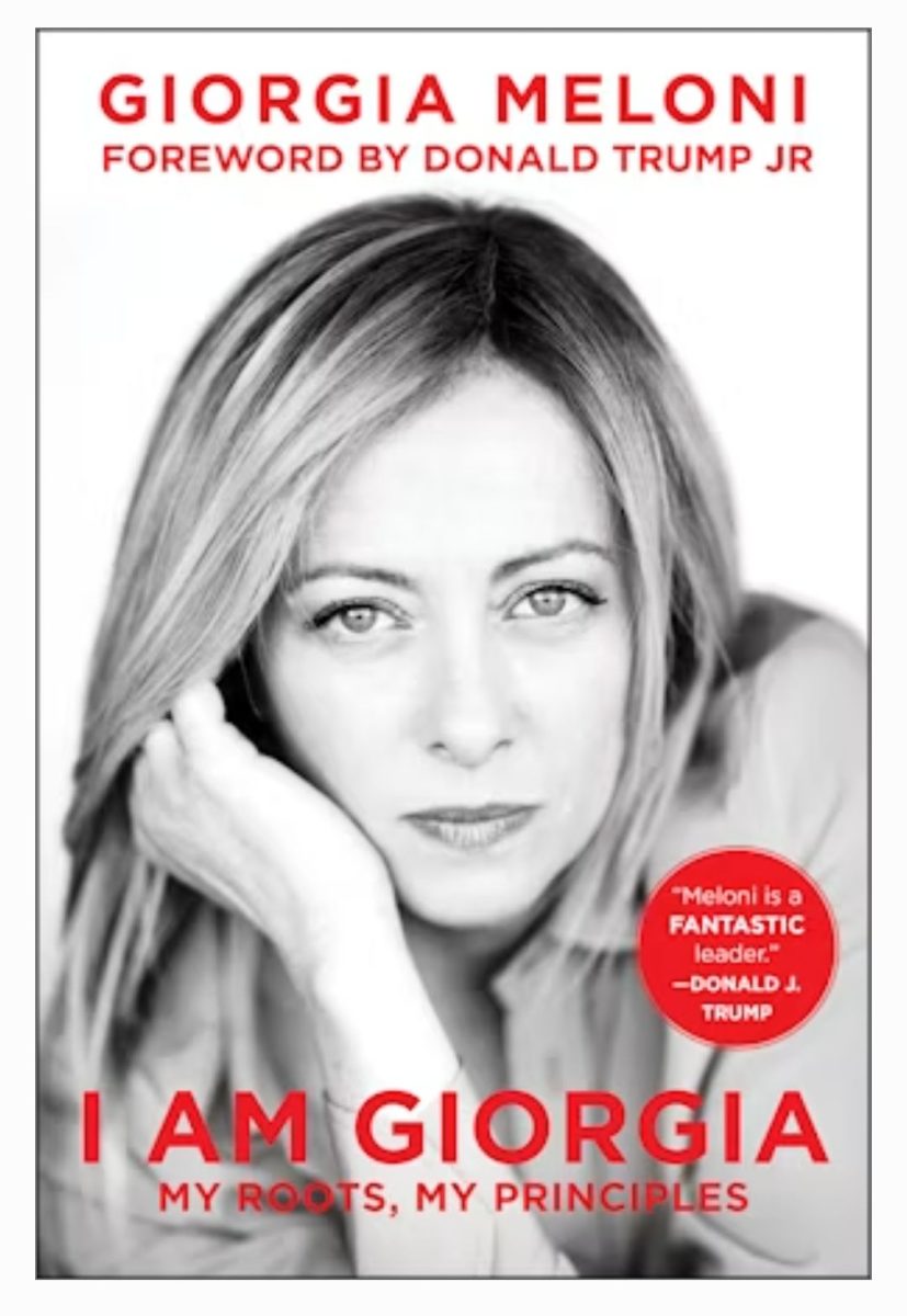 La copertina del primo libro di Giorgia Meloni tradotto per gli americani.