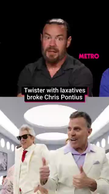 Twister with laxatives broke Chris Pontius