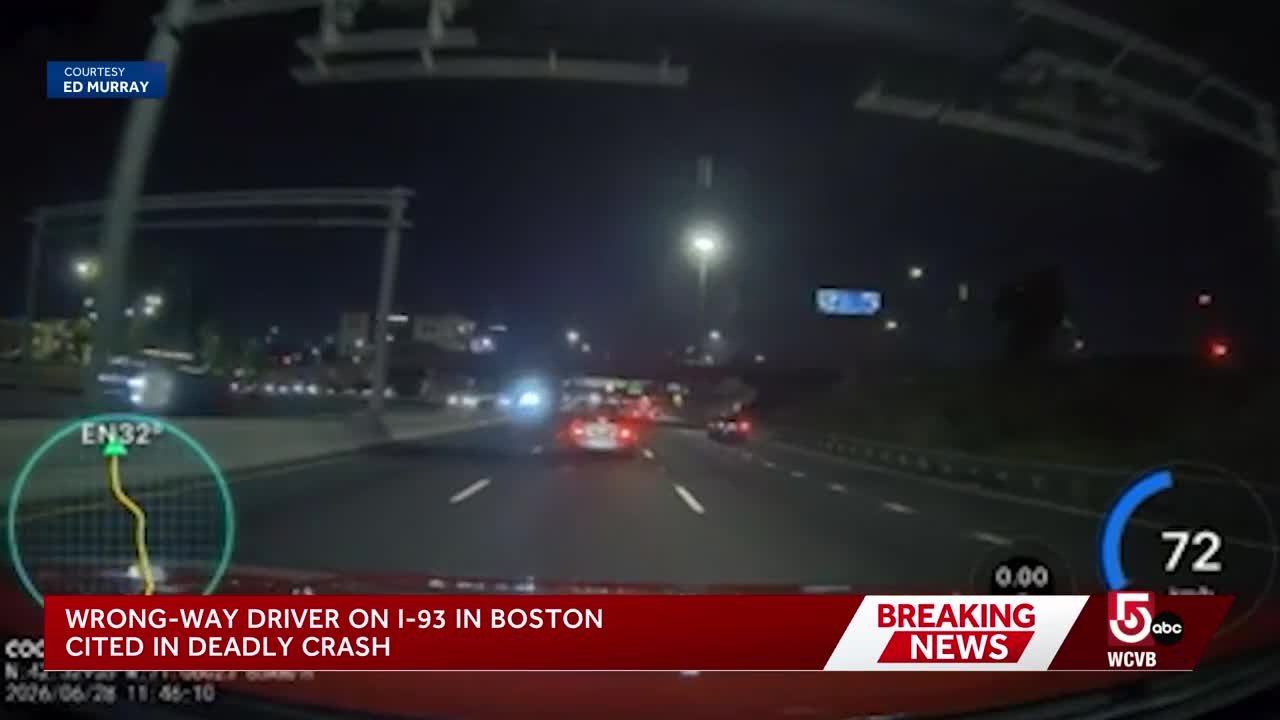 Wrong-way driver kills 1 and injures family of 4 in South Boston