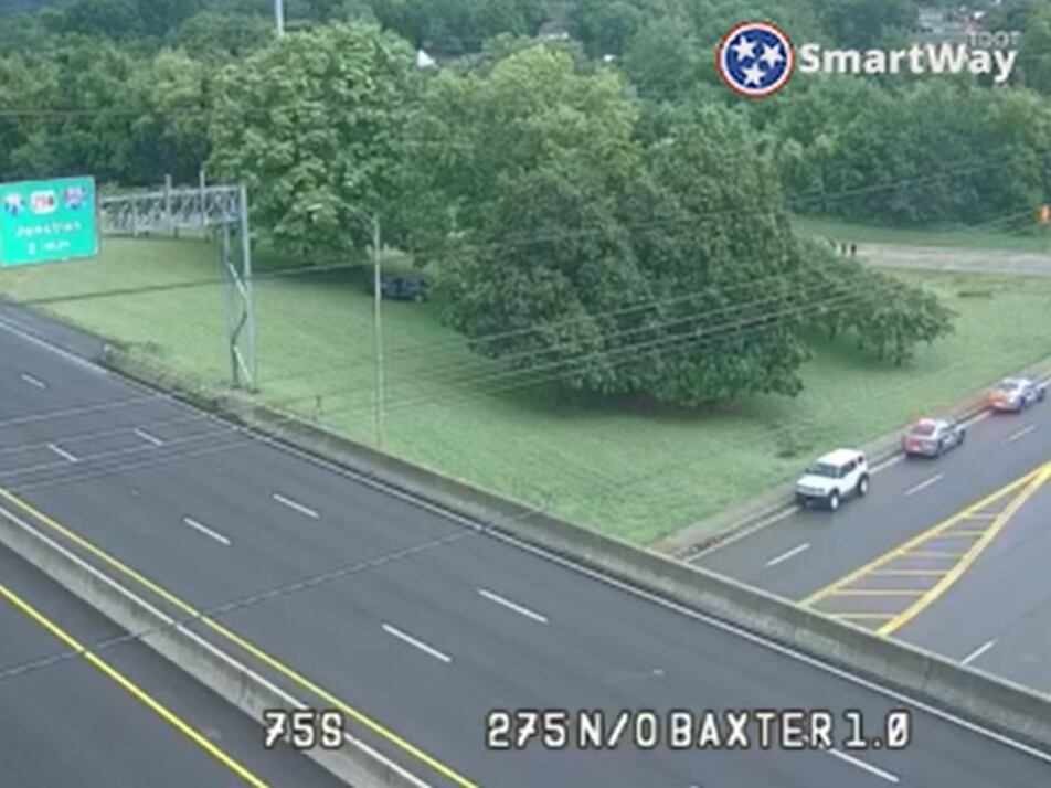 Driver found suffering from gunshot wound after crash, Knoxville police say