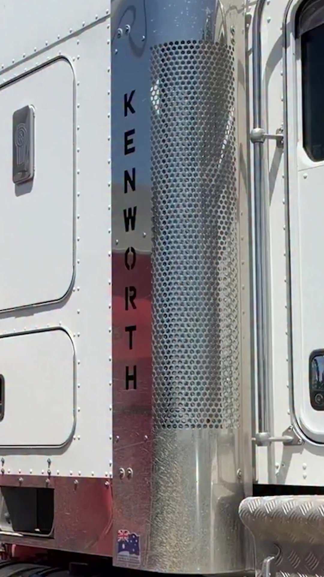 Riding in an Australian road train