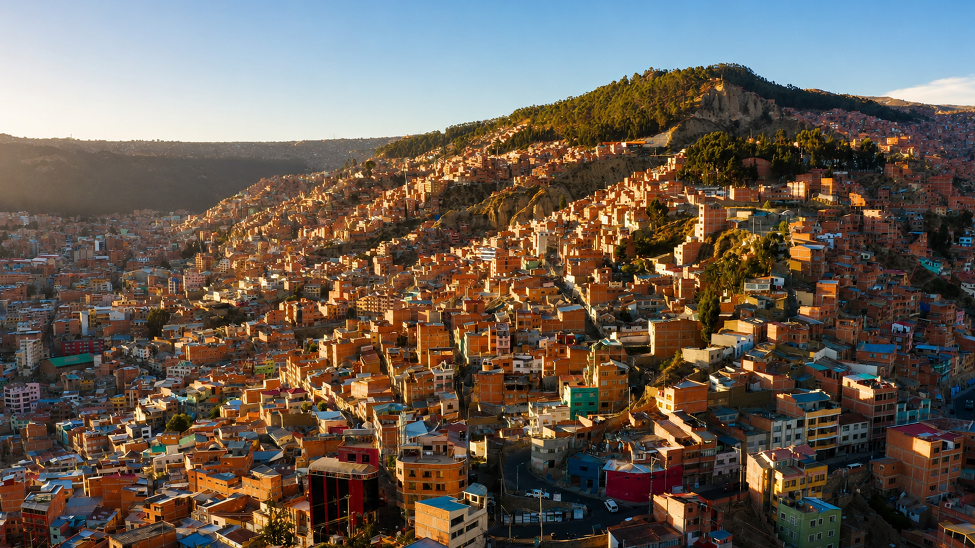 Thousands of homes cover an entire hillside