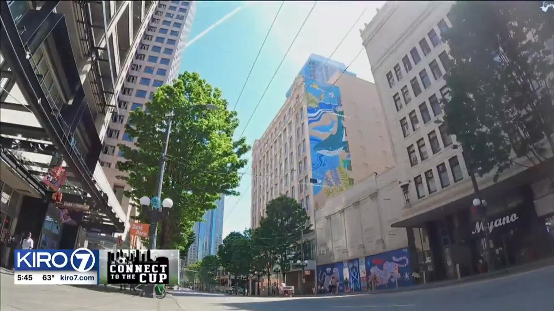 The beautiful game spreads art across Seattle