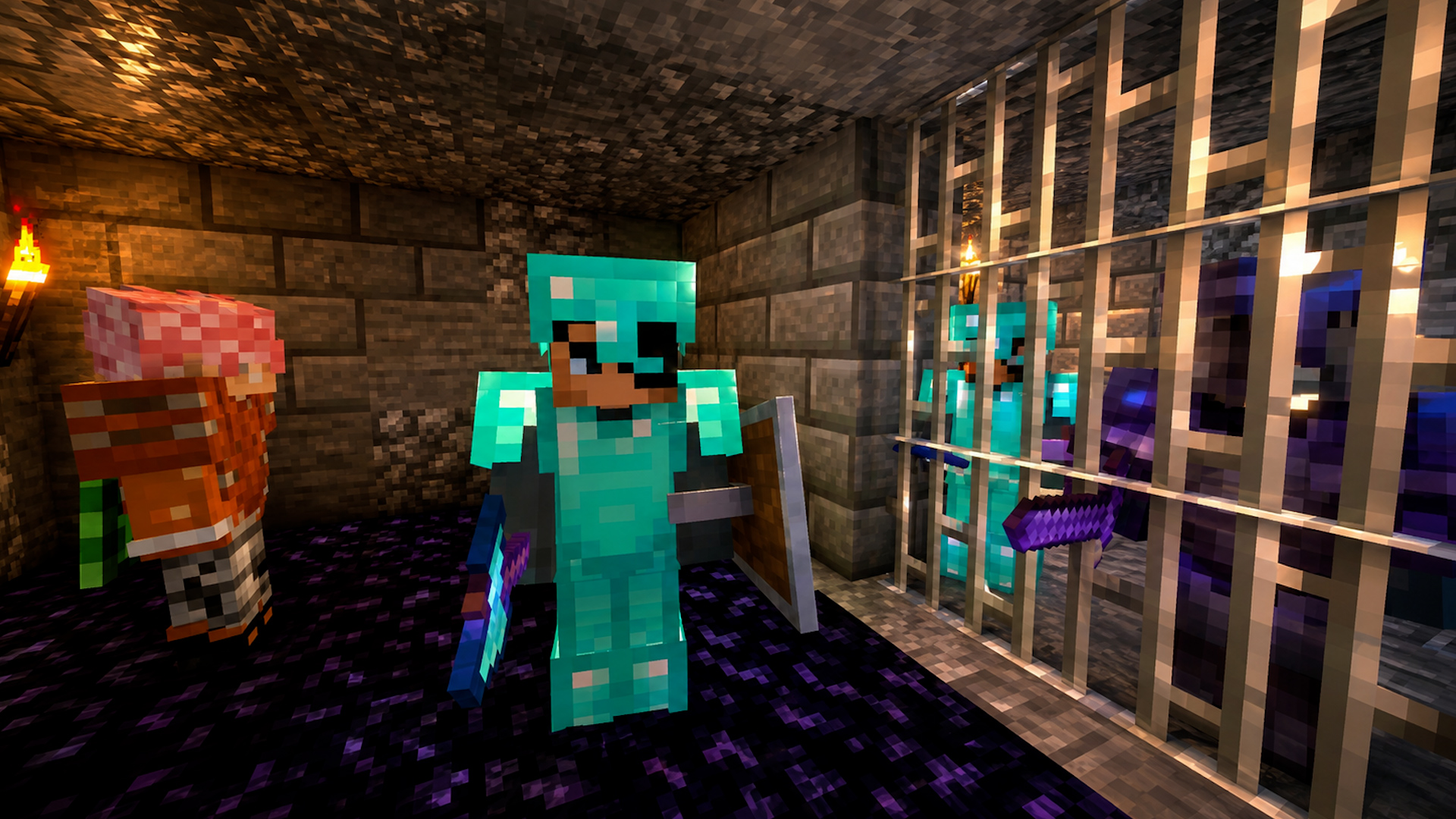 Finding hidden paths inside a Minecraft prison complex