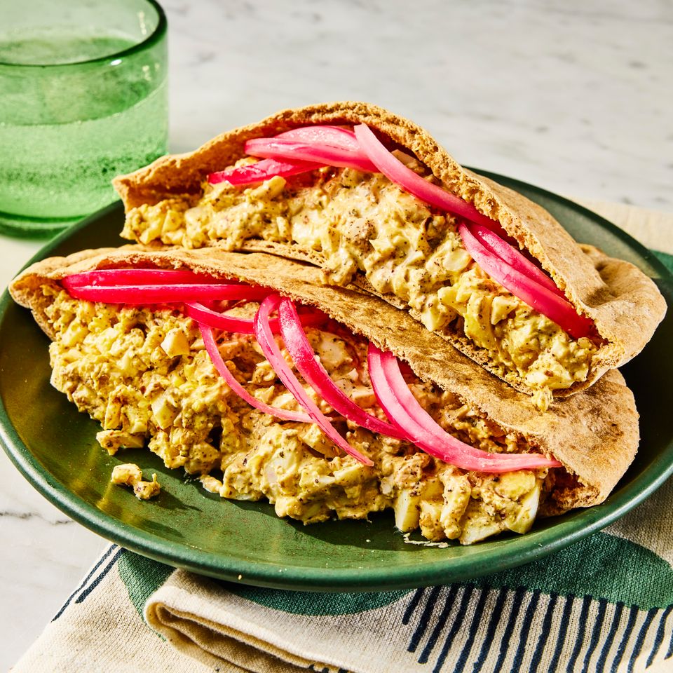 A recipe image of Za'atar Egg Salad Pita