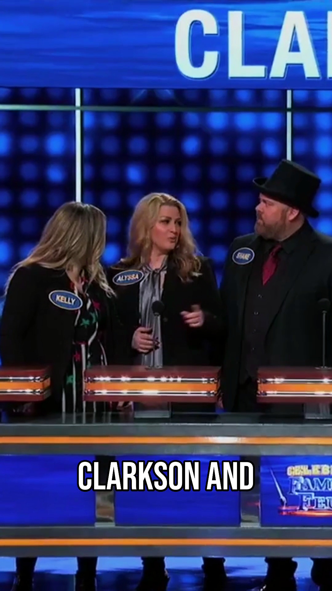 Bald husband answer leaves Celebrity Family Feud in tears
