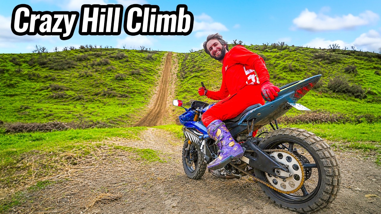 Watch me tackle Crotch Rocket Hill Climb!