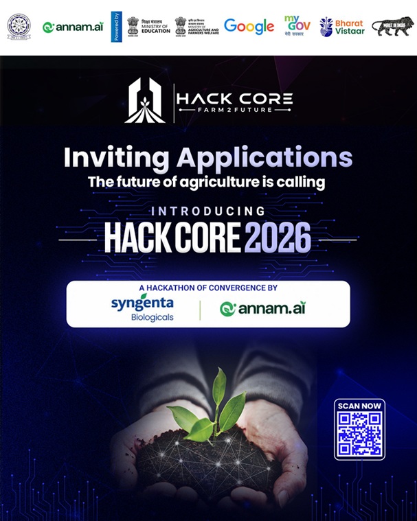 IIT Ropar’s ANNAM.AI, Syngenta and Google launch 'HACK CORE 2026'